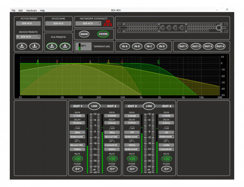 SDX-418 Class D Endstufe mit DSP