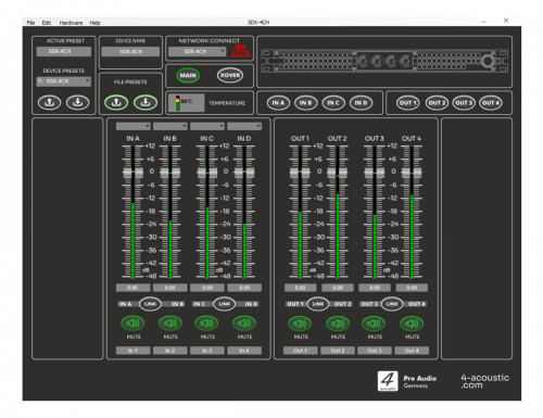 SDX-418 Class D Endstufe mit DSP