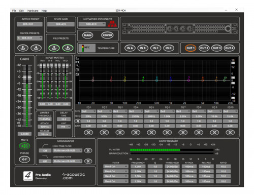 SDX-418 Class D Endstufe mit DSP