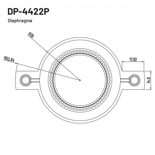 Stagetone DP-4422P fits for: Yamaha R12, R15, R112, R115, R215