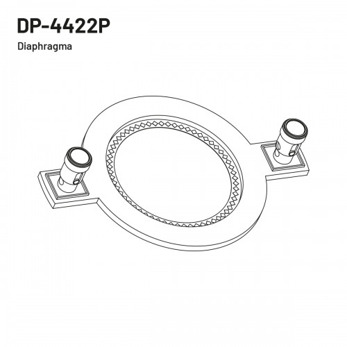 Stagetone DP-4422P Ersatz Diaphram, Schwingspule Diaphragma