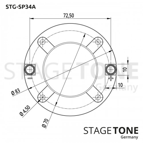 Stagetone STG-SP-34-A passend für: Samson S15HD S215HD Driver