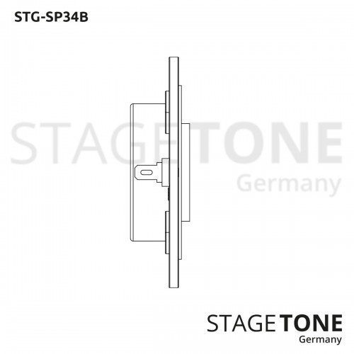 Stagetone STG-SP-34-B Replacement Diaphram, 34 mm (1,34") Voice Coil, 8 Ohm