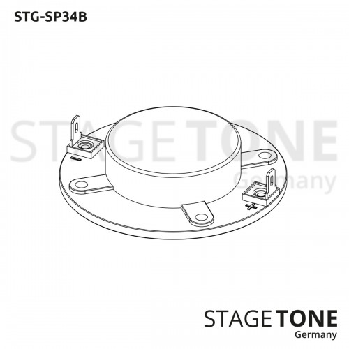 Stagetone STG-SP-34-B Ersatz Diaphram, 34 mm (1,34") Schwingspule, 8 Ohm