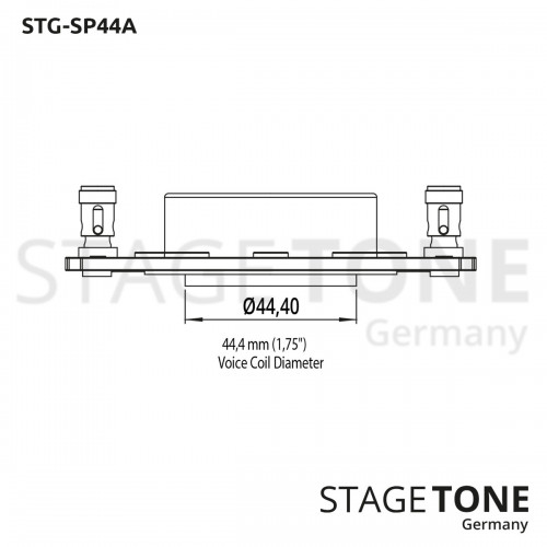 Stagetone STG-SP-44-a Ersatz Diaphram, 44,4 mm (1,75") Schwingspule, 8 Ohm